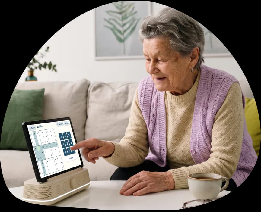 Amara Home with music, games, news and entertainment